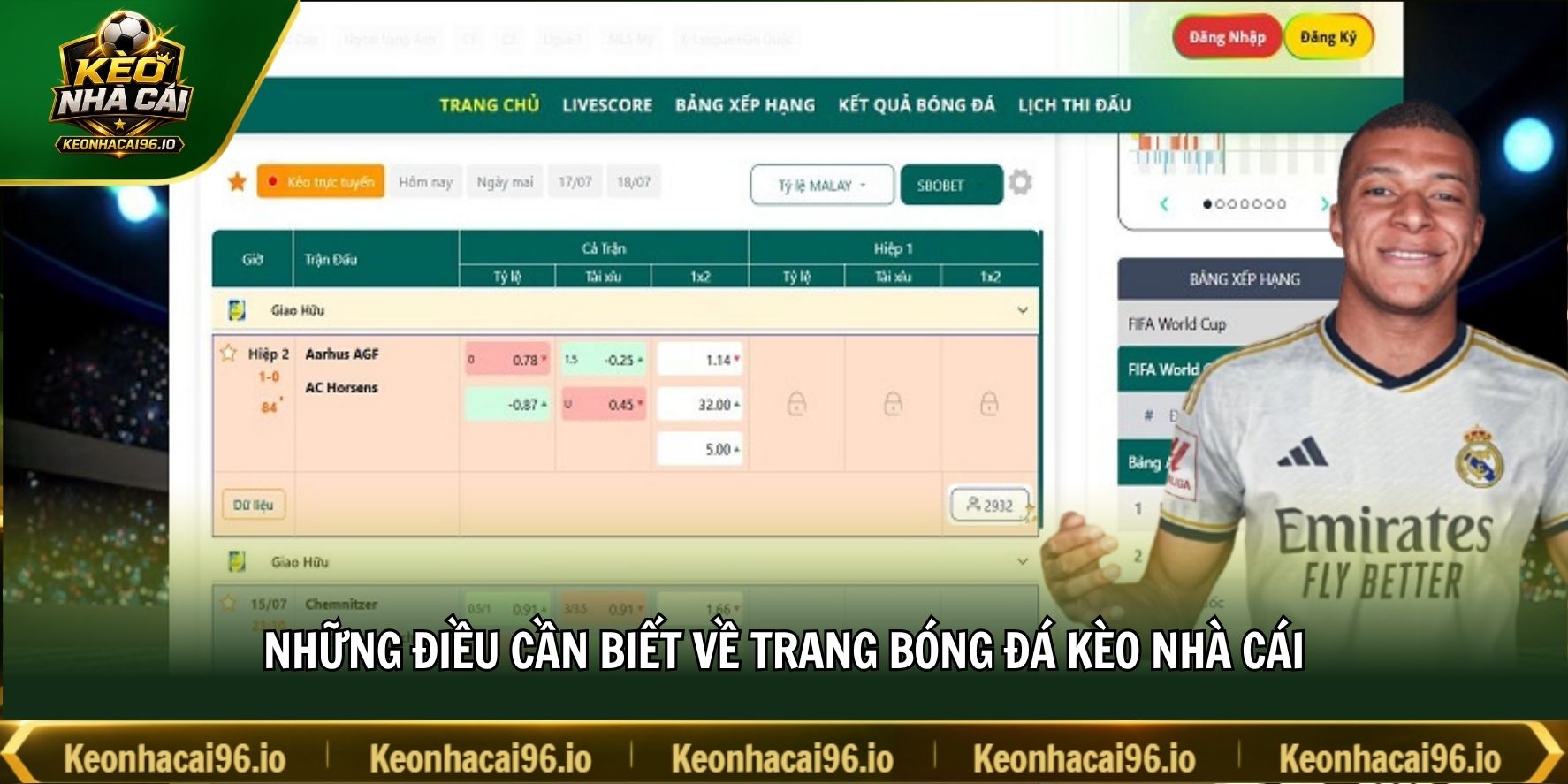 Những điều cần biết về trang bóng đá kèo nhà cái Những điều cần biết về trang bóng đá kèo nhà cái