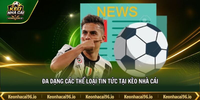 Đa dạng các thể loại tin tức tại kèo nhà cái